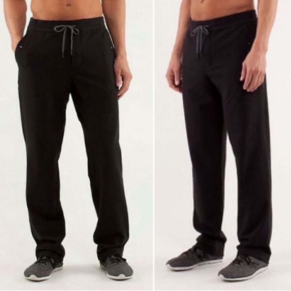 Lululemon Button Pocket Sweatpants Lounge Drawstring Jogger Men’s black XL